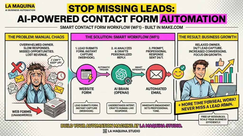 How to Never Miss a Lead: Essential Strategies. Smart contact form automation.