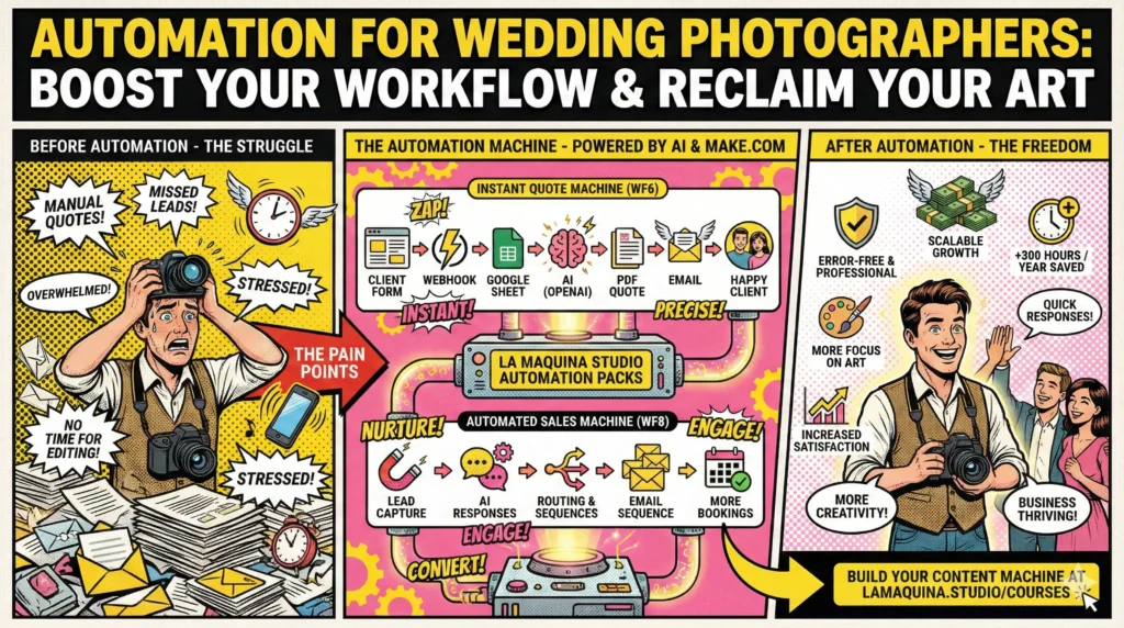 Automation for Wedding Photographers: Boost Your Workflow