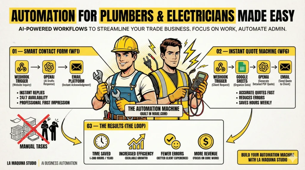 Automation for Plumbers and Electricians Made Easy