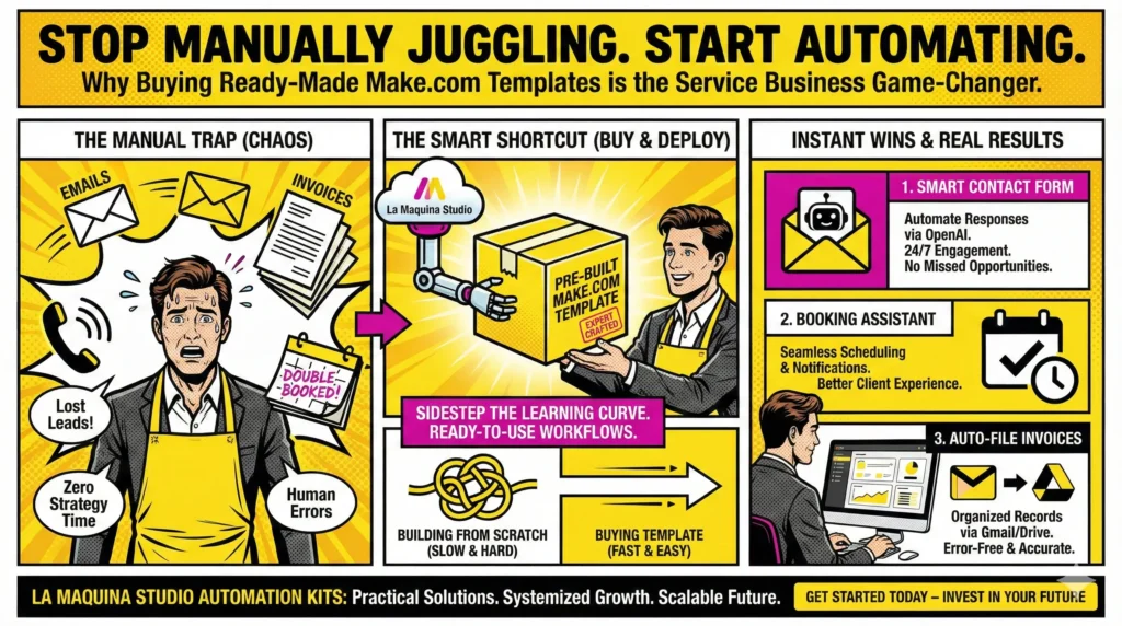 Buy make.com automation template – Get Started Today