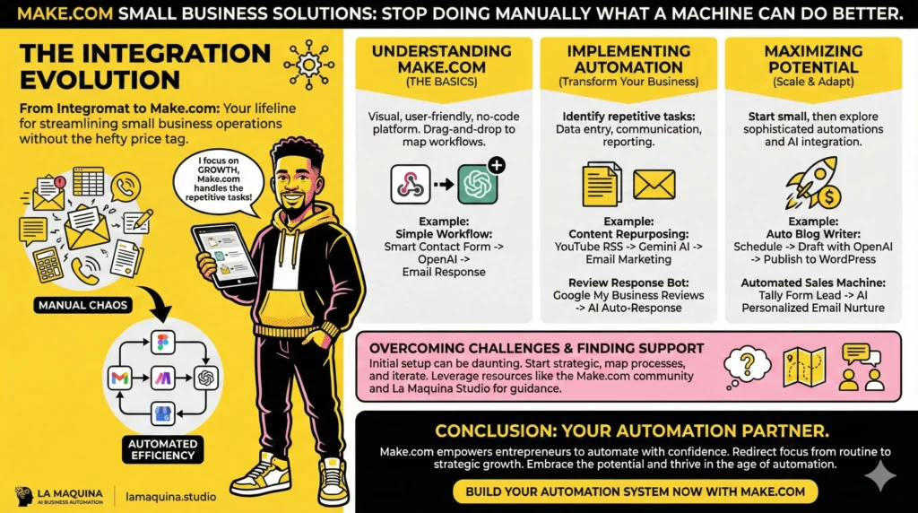 Integromat Make.com Small Business Solutions