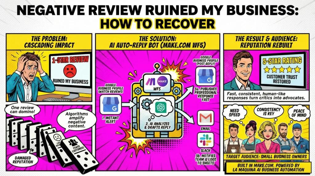 Negative Review Ruined My Business: How to Recover
