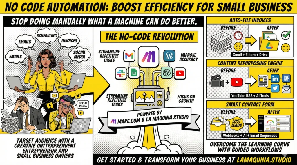 No Code Automation for Small Business: Boost Efficiency