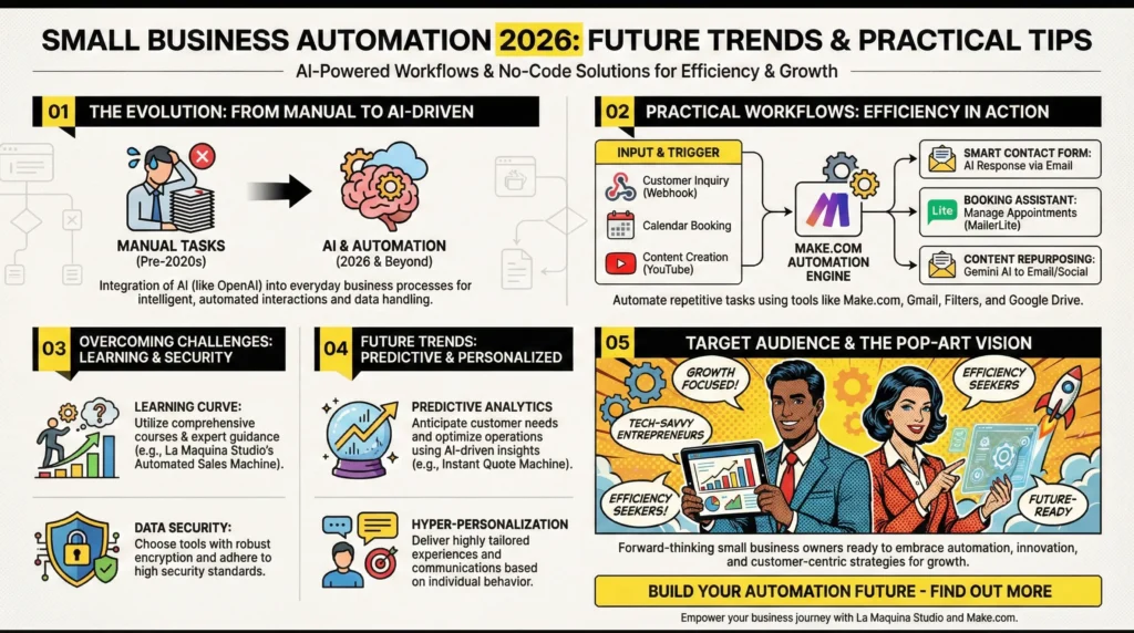 Small Business Automation 2026: Future Trends and Tips - Make.com blueprints